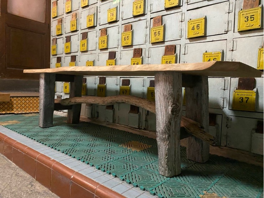 ベンチづくりの記録　その4　-組み立て【完成】-